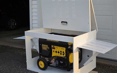 storage box for portable generator